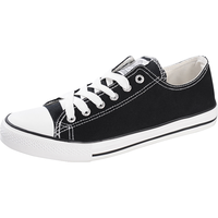 WARRIOR 回力 中性低帮帆布鞋 WS391 黑色 38