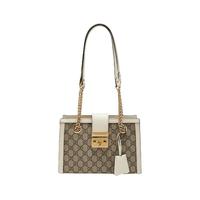 GUCCI 古驰 Padlock系列 女士GG肩背包 498156 KHNKG 9761 白色 小号