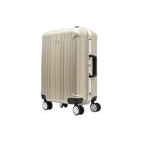 威豹拉杆箱男24寸大容量26寸万向轮行李箱20寸女铝框登机旅行箱 香槟金(36年品质,铝框款、加厚pc材质,更抗造) 26寸 (适合8-14天出行)