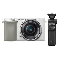 SONY 索尼 Alpha 6100L APS-C画幅 微单相机 白色 E PZ 16-50mm F3.5 OSS 变焦镜头 蓝牙手柄套装