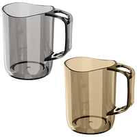 葆氏 漱口杯2个 简约牙刷杯