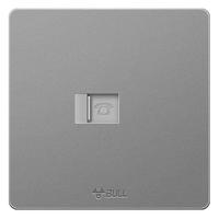 BULL 公牛 G12T101 一位电话插座 星空灰