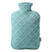 BYXAS/百赛施德国TUV认证灌水暖水袋注水热水袋暖手宝 中号1.2L雾霾蓝