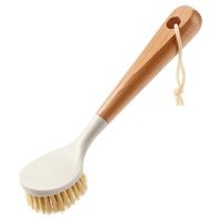 榉木长柄洗锅刷家用小刷子刷锅神器厨房不粘锅去污清洁锅刷 单个装 YG-C113