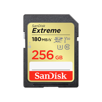 闪迪 Sandisk Extreme 至尊极速系列 SD存储卡 256GB(UHS-I、V30、U3)