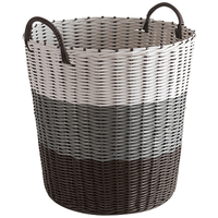 维简 大容量可折叠仿藤脏衣篓脏衣服换洗衣服框收纳筐装脏衣篮脏衣桶