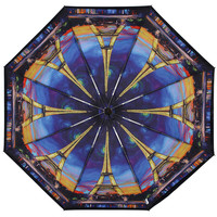 kobold 酷波德太阳伞双层黑胶豹纹手动三折叠超强防晒防紫外线遮阳伞高端雨伞 巴黎铁塔