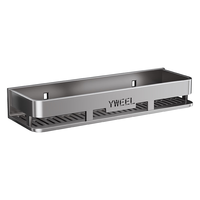 一卫 卫生间置物架 太空铝免打孔厕所洗手台厨房收纳壁挂浴室置物架 YWEEL置物架