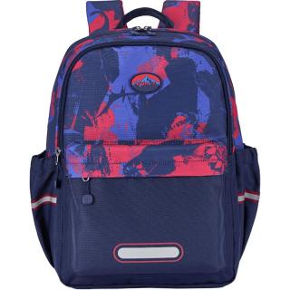 卡拉羊 小学生1-6年级云朵双肩书包CX2848 藏青