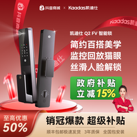 凯迪仕 Q2 FV 3D人脸监控猫眼哨兵指纹锁密码锁智能门锁