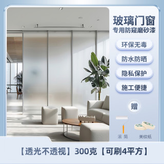 固森堡 blq2 玻璃门窗专用防窥水性磨砂漆 300克 高隐私性