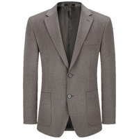 雅戈尔【桑蚕丝+羊毛】西装男25秋冬商务休闲单西外套顺毛柔软高端 浅咖VXXX215148XLA 170A 170/92A （65-70公斤）