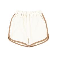 YOUGE幼歌 婴幼儿百搭华夫格休闲运动短裤女童撞色休闲时髦裤子潮