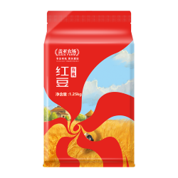 盖亚农场 有机红豆1.25kg 五谷杂粮粗粮