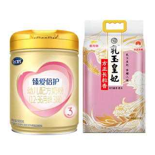 【超级桶】飞鹤臻爱倍护婴幼儿配方奶粉+金龙鱼米/油/超能洗衣液