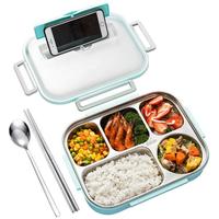 MAXCOOK 美厨 MCFT111 饭盒 5格 2L 蓝色