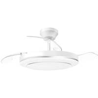 美的（Midea）吊扇灯客厅餐厅卧室LED风扇吊灯遥控调光定时隐形扇叶灯饰套餐