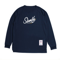 纯色运动长袖T恤速干排汗训练热身篮球服健身服圆领美式