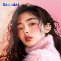 声智 珍珠耳夹AI会议耳机耳机蓝牙全景音智能翻译C1