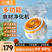 扬子 多功能家用食材净化机果蔬肉类海鲜一键清洗无残留