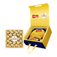  丹麦丹麦丹麦丹麦蓝罐 Kjeldsens   曲奇&费列罗 新春礼盒1208g 龙年限定礼盒