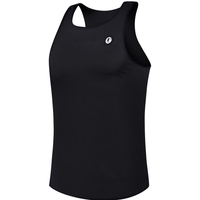 乔丹 运动背心男强风吹拂透气速干马拉松无袖跑步背心男 黑色 L