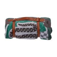 名创优品(MINISO)哈利·波特系列带帽休闲毯 斯莱特林 斯莱特林休闲毯