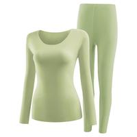 女士保暖内衣女款冬季无痕贴身秋衣秋裤套装保温衣发热内搭打底衫