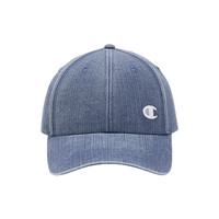 Champion25秋季牛仔棒球帽女刺绣侧logo遮阳帽子鸭舌帽男 蓝色