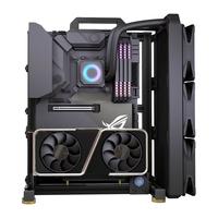 开放式机箱matx电脑机箱机架铝合金atx创意itx台式机箱主机小机箱