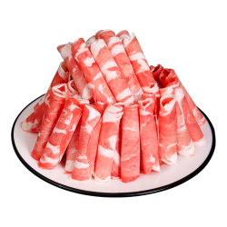 鲜京采 宁夏盐池滩羊 原切羊肉卷908g 羊肉片生鲜冷冻羊肉火锅食材