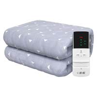 彩虹莱妃尔 单人除螨调温型 电热毯 时尚灰色