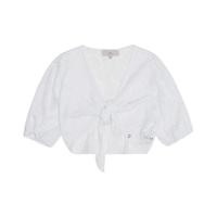 GUESS-女甜美辣妹纯欲高腰性感千禧风露肚脐衬衫上衣