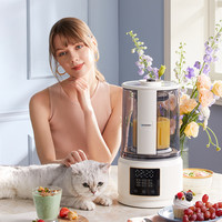 蓝宝柔音破壁机家用智能免过滤细腻多功能破壁豆浆机