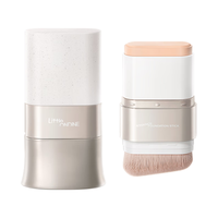 小奥汀（littleondine）沁润精华粉底棒双头带刷头W01象牙白 橡皮擦遮瑕持妆提亮不卡粉 【W01象牙白】适合暖调偏白肤色