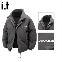 :CHOCOOLATE it 男士立领棉服外套 秋冬季新款防寒保暖工装休闲面包服