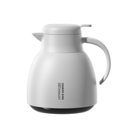 炊大皇炊大皇暖意系列红胆玻璃家用持久保温时尚保温壶1L(象牙白) 暖意保温壶1L 象牙白