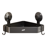 太力浴室置物架三角免打孔转角墙角洗手间吸盘置物架 钻石款 墙角架【升级钻石款】1个装