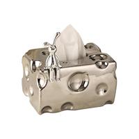 奶酪创意纸巾盒客厅餐巾纸盒纸抽盒轻奢高档桌面陶瓷抽纸盒高级感