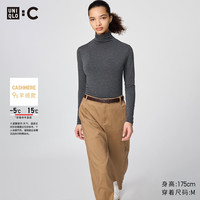 UNIQLO/优衣库 羊绒混纺 女士高领T恤