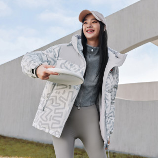 波司登 奥莱冬男女款时尚撞色连帽羽绒服短外套面包服