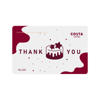 COSTA 咖世家 蛋糕卡冰淇淋咖世家圣诞礼盒卡 200型号储值卡