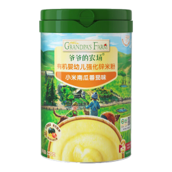 爷爷的农场 米糊小米南瓜番茄味225g 3阶