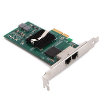 飞迈瑞克 Intel I350AM2芯片千兆双电口PCI-E X4服务器台式机有线网卡 标准