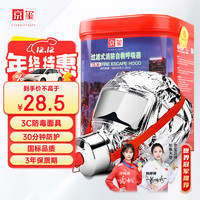 京玺 过滤式防毒面具 标准版