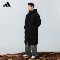国家补贴、保暖服饰：adidas 男款长款600蓬羽绒服 KC2165