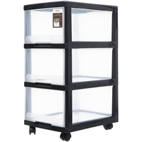 Citylong 禧天龙 G-5020 收纳柜 3层 33*43*64.5cm 高透白