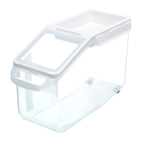 Citylong 禧天龙 T-333536 翻盖式米桶 12L+0.9L*2 透明