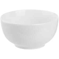 友来福 陶瓷碗白瓷中式小碗家用4.5英寸米饭碗喝汤碗面碗套装6只装