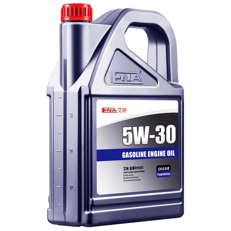 艾纳机油全合成5w-30 润滑油汽车发动机汽机油四季通用机油级 【5升】 5w30